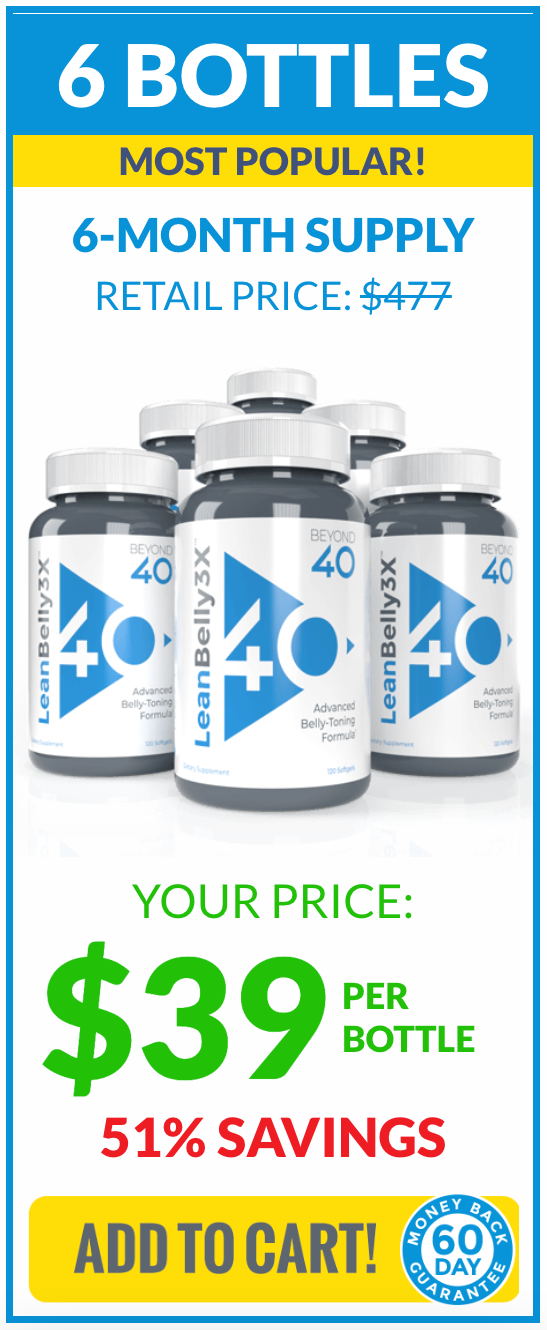 Lean Belly 3X - 6 Bottles